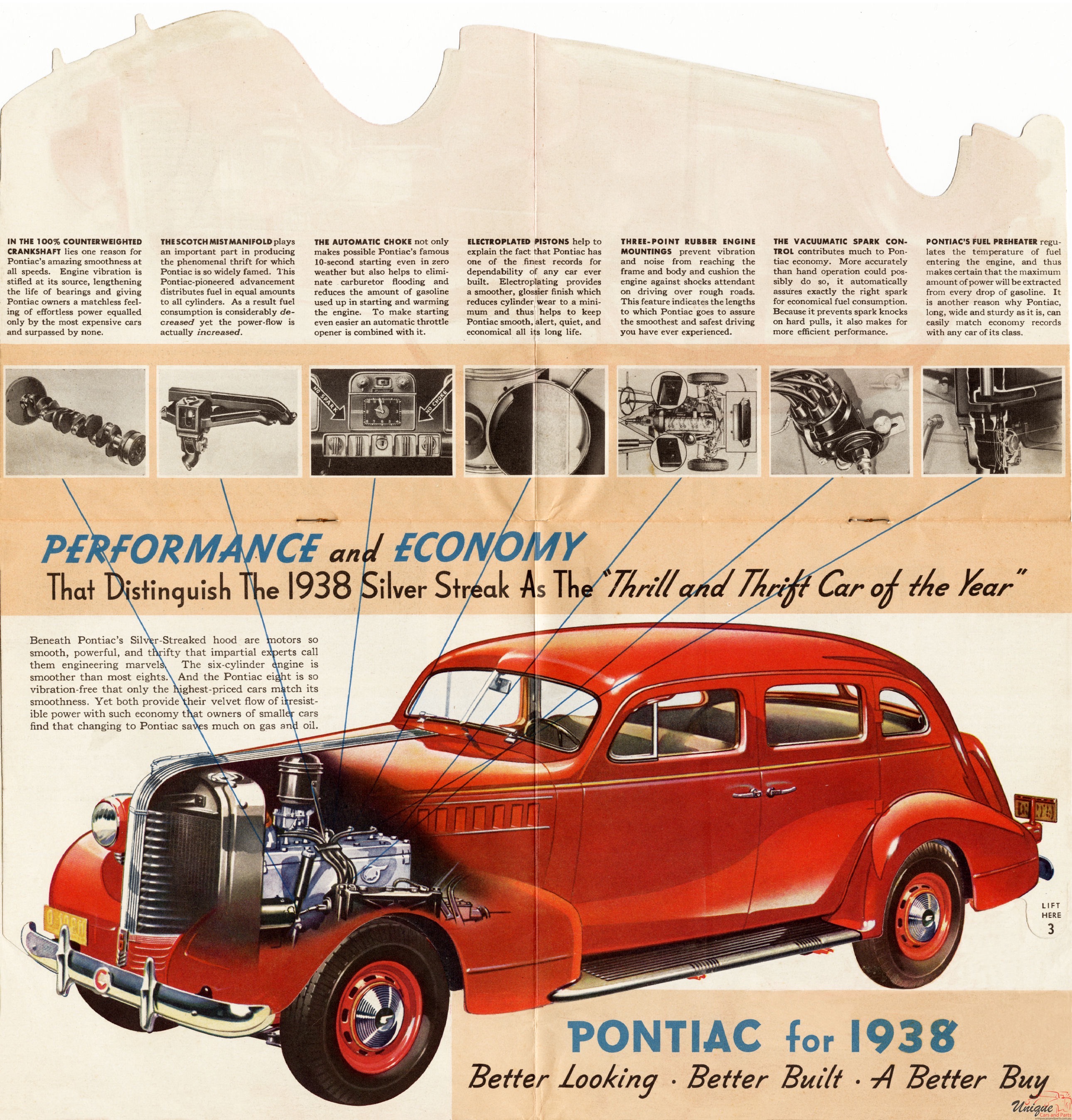 1938 Pontiac - The Inside Story Foldout Page 2